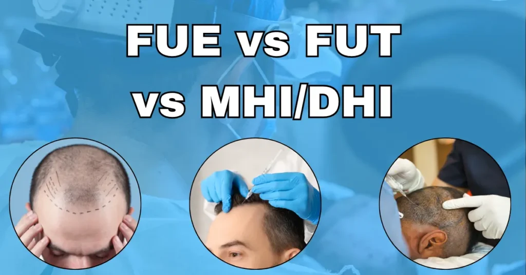FUE vs FUT vs MHI/DHI: Which Hair Transplant Technique is Right for You?