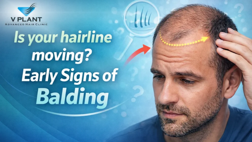 Is your hairline moving? Early Signs of Balding