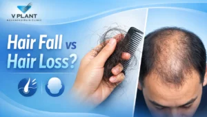 Hair Fall vs Hair Loss